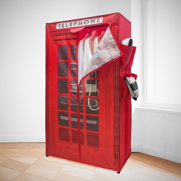 Dulap textil model cabina telefonica London