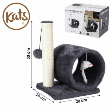 Ansamblu de joaca, dispozitiv pentru joaca pisici cu canepa sisal pentru ascutirea ghearelor.