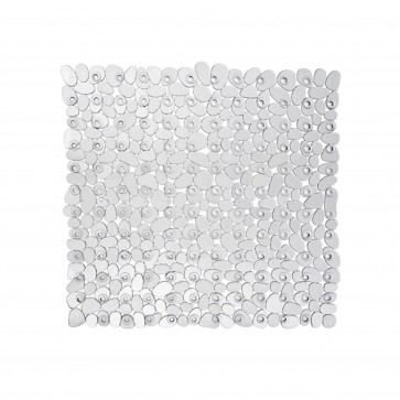 Covoras de dus, antiderapant, 52x52 cm, transparent-Pietricele