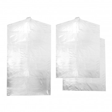 3 huse transparente pentru haine cu miros lavanda