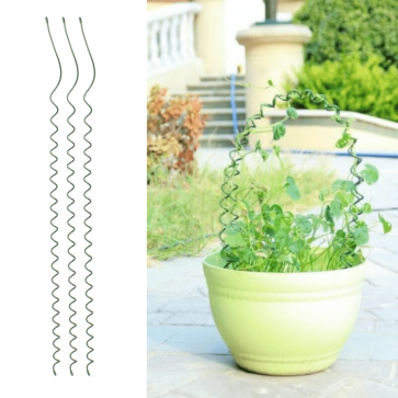 3 suporturi spiralate pentru plante de ghiveci