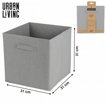 Cutie depozitare model cub-gri,  Cutii depozitare textile. Cutii pentru depozitare model cub.cub depozitare, cub textil