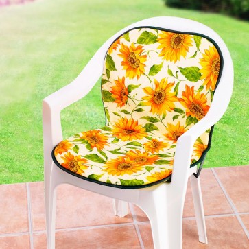 Perna scaun cu spatar Floarea soarelui 