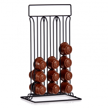 Suport metal vertical pentru 36 capsule Dolce Gusto, 25 x 10 x 38 cm, suport capsule dolce gusto, suport capsule cafea, suport pentru capsule cafea