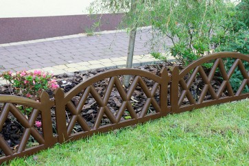 Gard pentru gradina-2,3m-maro