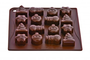 Forma din silicon pentru ciocolata-Craciun