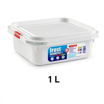 Cutie congelator pentru alimente Frost, 1 litru, patrata - Alb