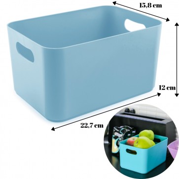 Cutie plastic pentru depozitare Joy-albastru