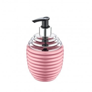 Dispenser plastic sapun lichid 8,3 x 14,5 cm-roz