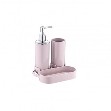 Dispenser sapun lichid, organizator baie sau bucatarie-roz