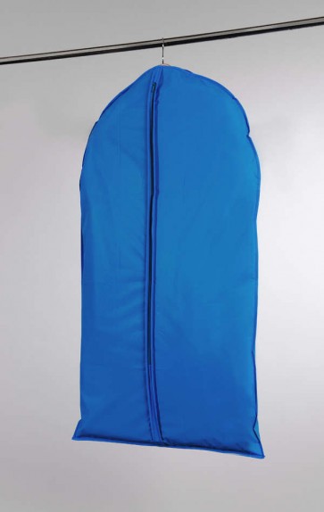 Husa lunga pentru haine-bleu 137 cm