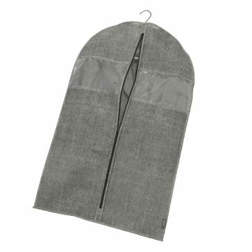 Husa cu fermoar pentru depozitare haine pe umeras, Melange, 60x100 cm