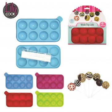 8 forme rotunde silicon cake pops + bete