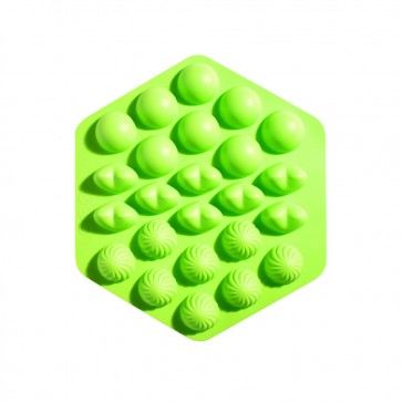 Forma silicon pentru 24 cake pops+120 bete-verde
