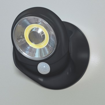 Lampa leduri COB cu senzor de miscare-NEGRU