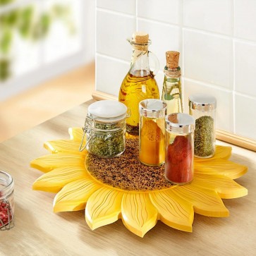 Organizator rotativ, pentru condimente, 33,7x2,8 cm, Floarea Soarelui