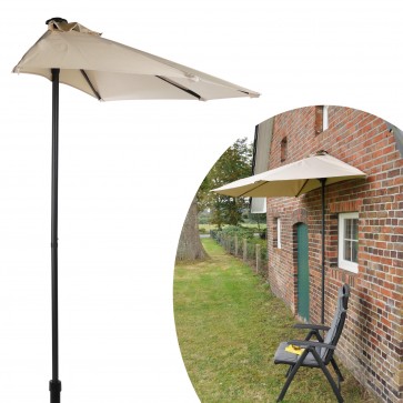 Parasolar cu picior umbrela semirotunda-2x2,2m