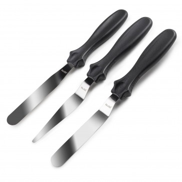 Set 3 spatule inox pentru patiserie-Ibili
