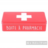 Cutie metalica pentru medicamente, 32x15,5x8 cm, Pharmacie, Happymax