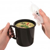 Cana supa pentru microunde si calatorii-rosu