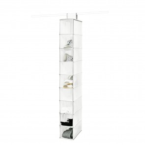 Organizator vertical 9 compartimente pentru dulapuri haine 30x15x128cm-Life