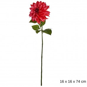 Floare artificiala Dalie 16x74 cm