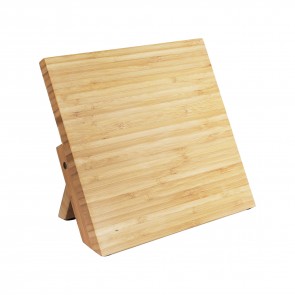 Bloc lemn bambus, cu magnet, pentru cutite