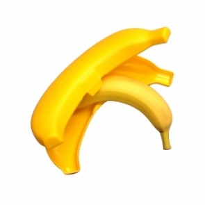 Cutie depozitare banana, Caserola depozitare banana, 5 X 13 X 20,5 cm