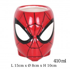 Cana ceramica 3d Spiderman- 410ml