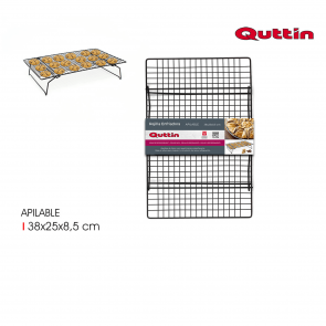 Gratar pliabil pentru racire produse patiserie 38x25 cm-Quttin