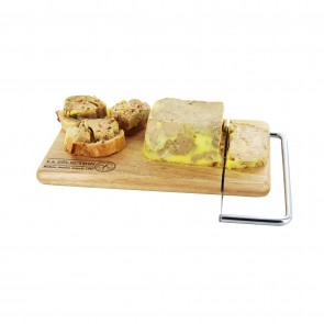 Platou lemn taiere branza si foie gras