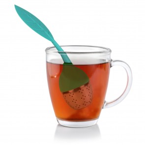 Infuzor inox si silicon pentru ceai varsat sau plante