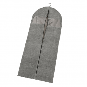 Husa pentru protectie si transport haine lungi, Melange, 60x137 cm
