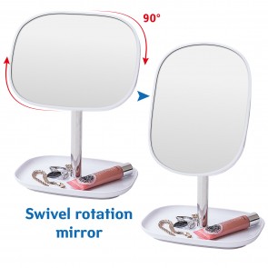 Oglinda cosmetica rotativa cu picior - Elba