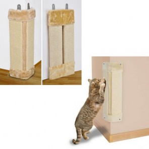 Sisal pentru pisici, suport de colt perete ascutit gheare