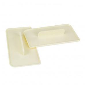 Set 2 buc nivelator tort plastic cu maner, racleta patiserie pentru netezire-PME