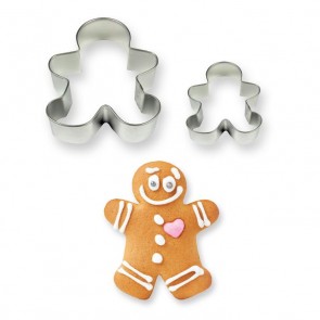Set 2 forme-cutter omulet, freza patiserie Gingerbread Man - Cookie and Cake-PME